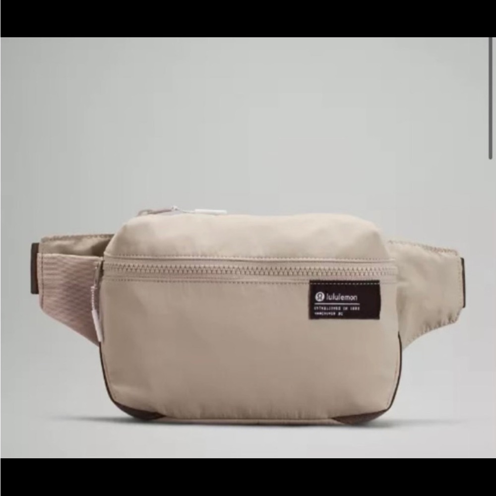 ISO lululemon clean lines belt bag raw linen